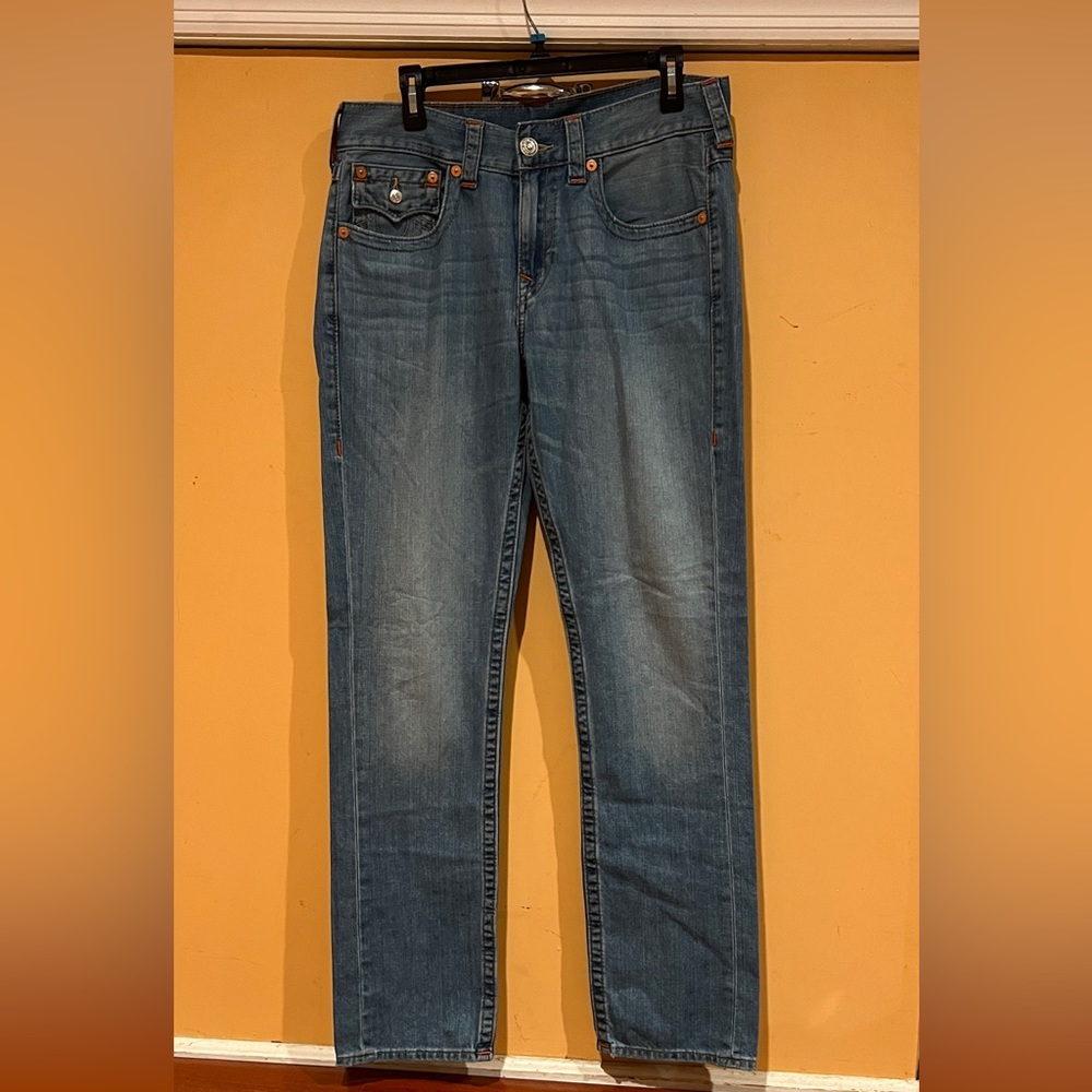 True Religion flap pocket slim jeans, Size 32